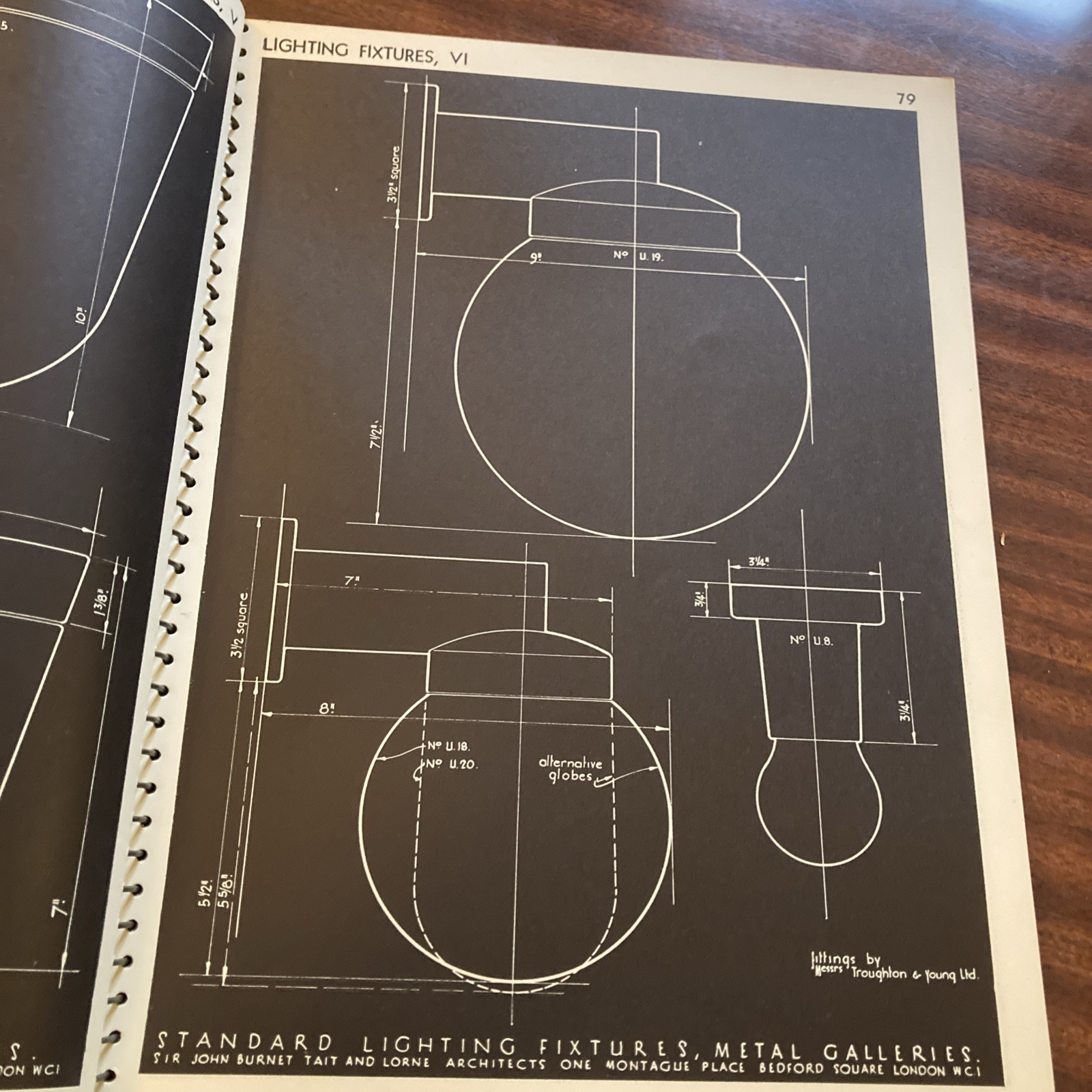 The Information Book, Sir John Burnet, Tait & Lorne, softcover, spiral bound.