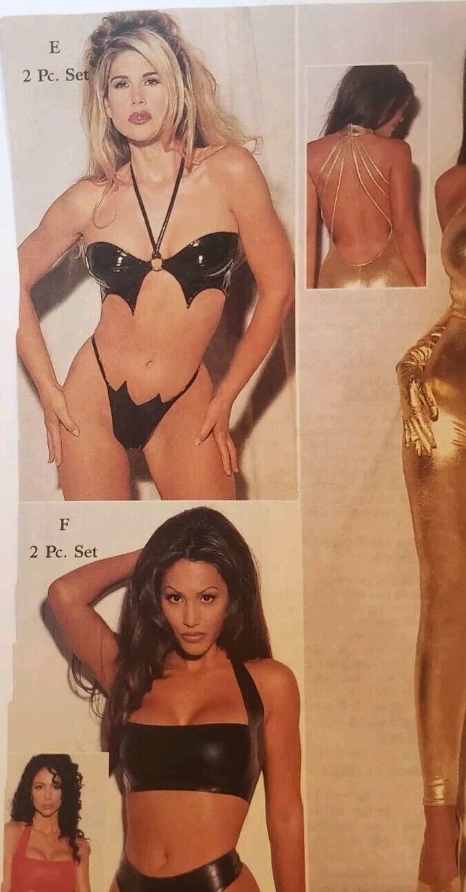 Vintage Women’s Bra Panties Lingerie Underwear 2 Pages 2-sided Catalog Print Ads