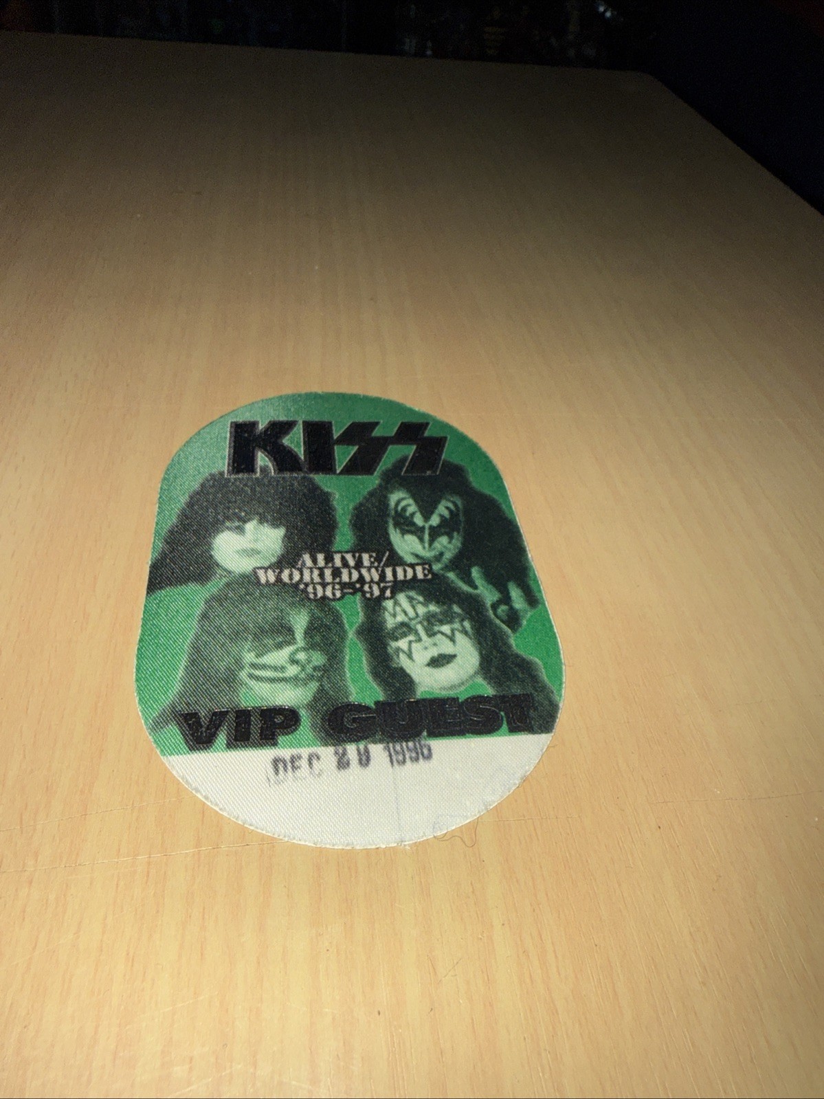 KISS 1996-97 Alive/Worldwide Tour Backstage Pass VIP