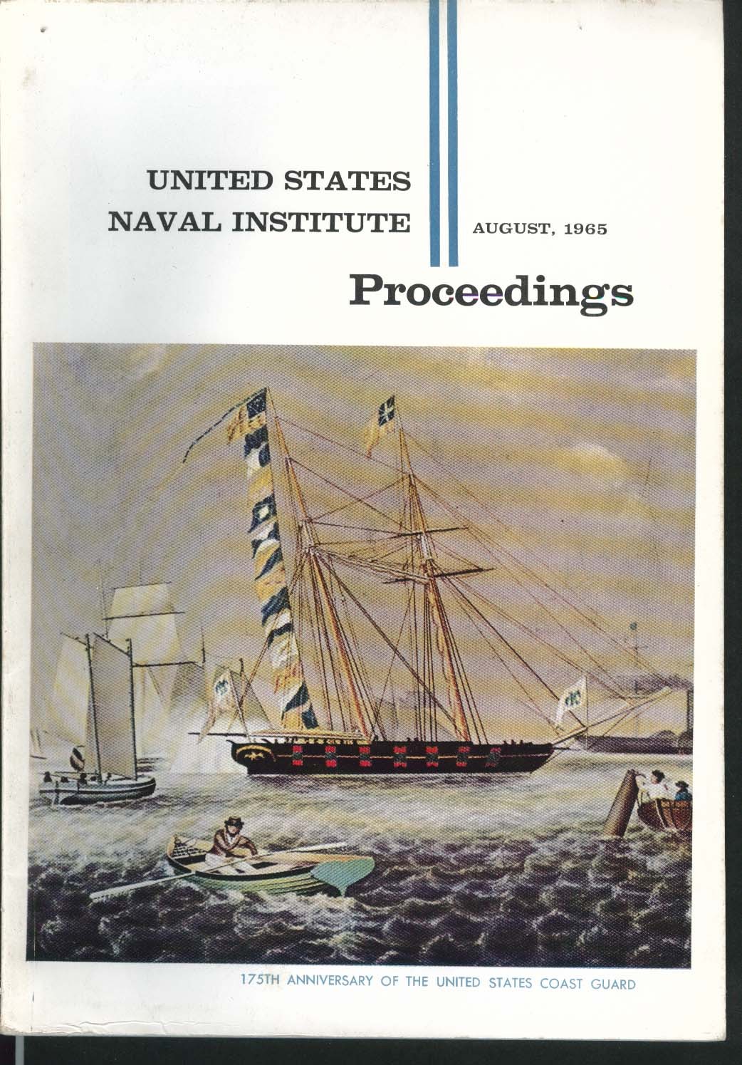 UNITED STATES NAVAL INSTITUTE PROCEEDINGS James Reed on Coast Guard + 8 1965
