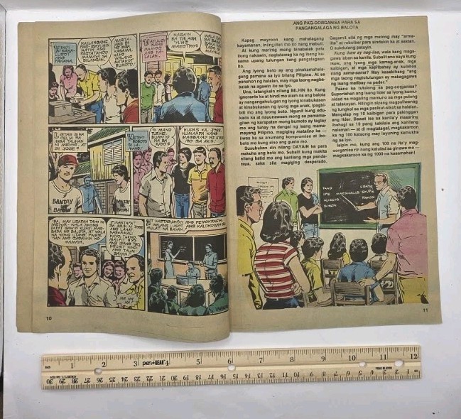 1990s Philippines Voter’s Guide “Ang Pasiya” Hatol Ng Mamamayan.Pamphlet.Used.