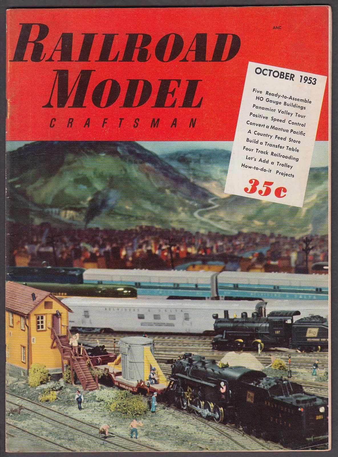 RAILROAD MODEL CRAFTSMAN Photoplan Protopix Panamint Valley Railroad ++ 10 1953