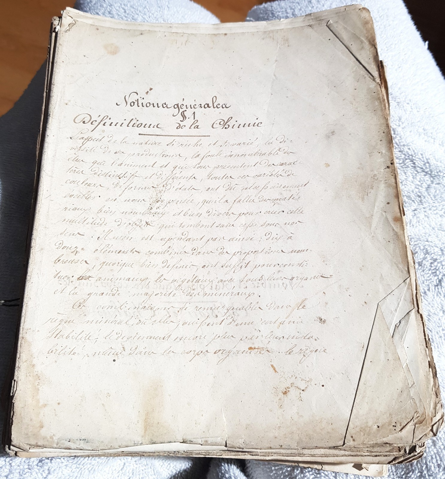 Important 19th Century Physics Chemistry Manuscript Set, Many Diagrams