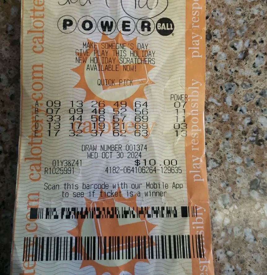 California 2025 Lotto Lottery Tickets NO WINNERS $300 Gambling Loss deduction