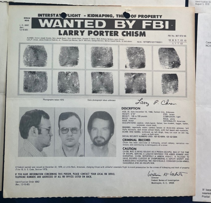 FBI Wanted Poster Collection 12 Vintage 1970s Crime Murder Hit Man Bank Robber
