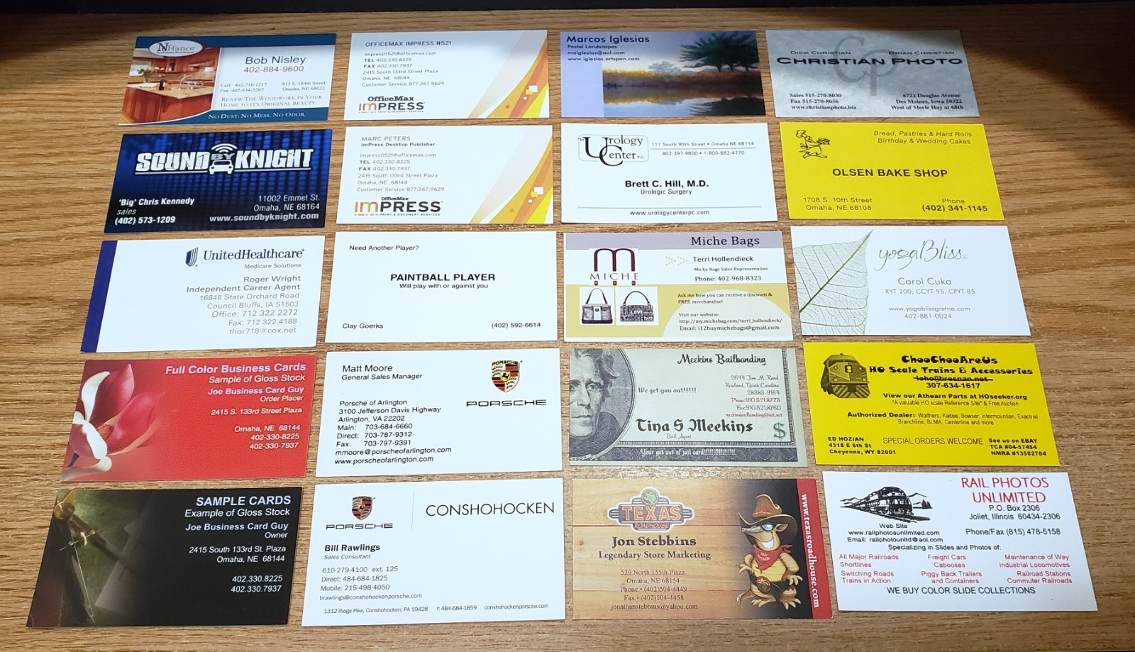🔥 LOT of 100 MISC. Related BUSINESS CARDS for BUSINESS CARD COLLECTION L5