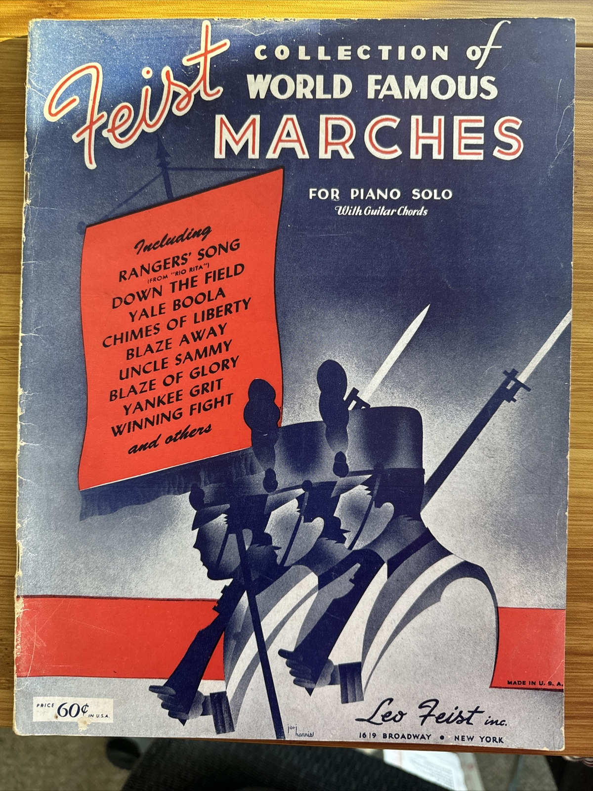 Feist Collection Of World Famous Marches For Piano Solo By Leo Feist 1936