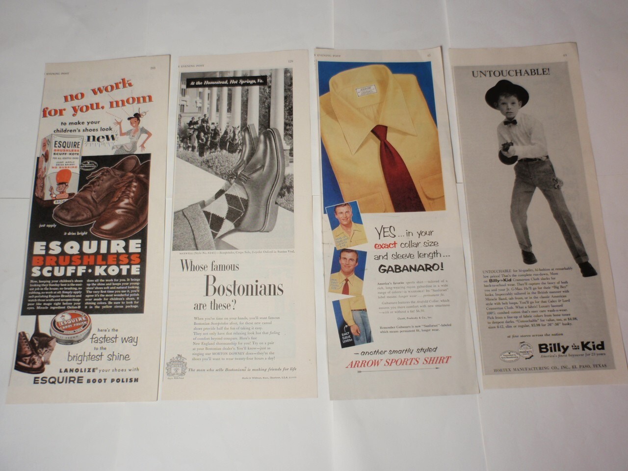 Large Lot Vtg Half Page Magazine Print Ads: Food, Kitchen Appliance, Clothing…