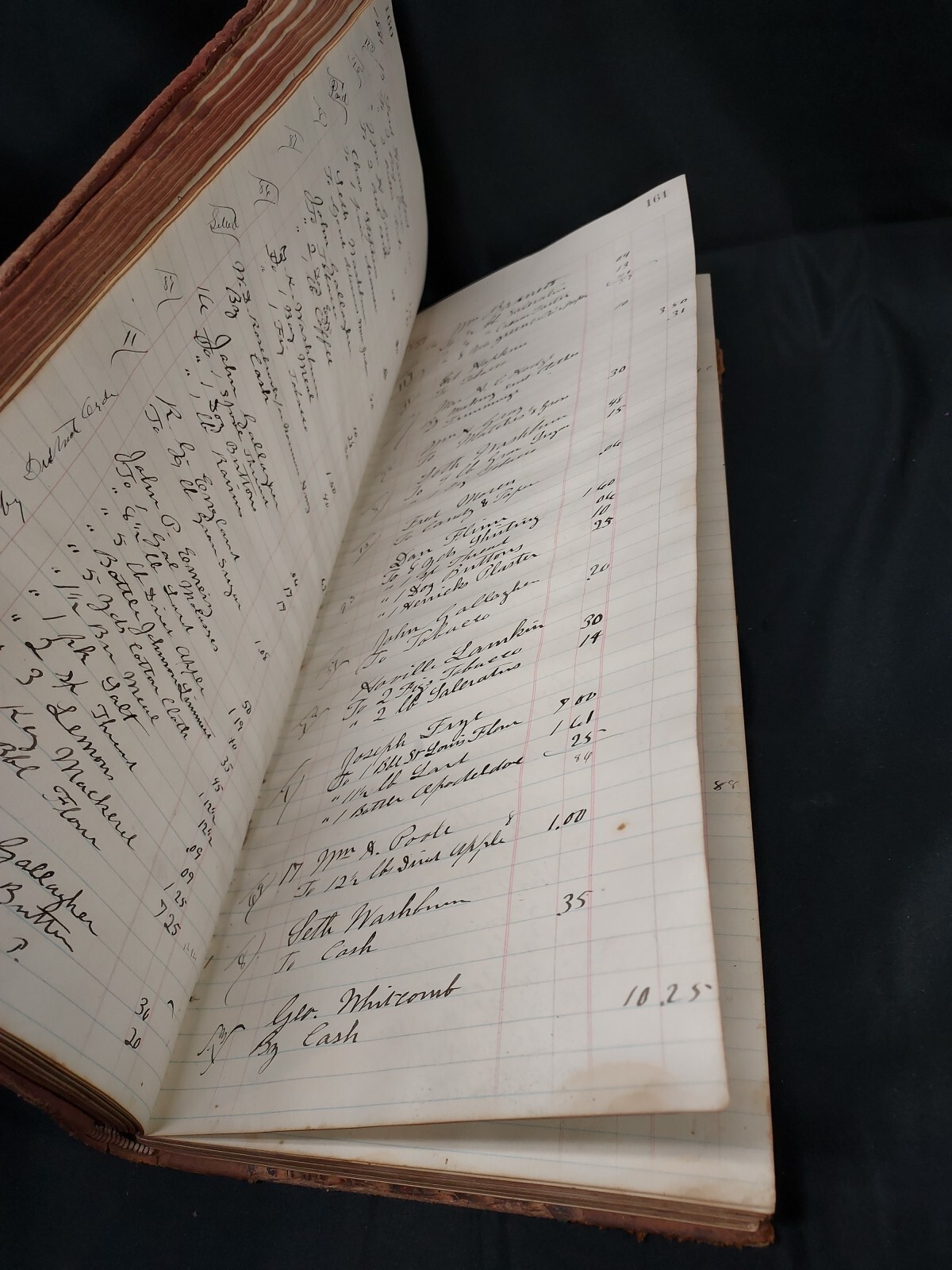 1881 Guildhall VT or Lancaster NH General Store Ledger FULL of Local Names RARE