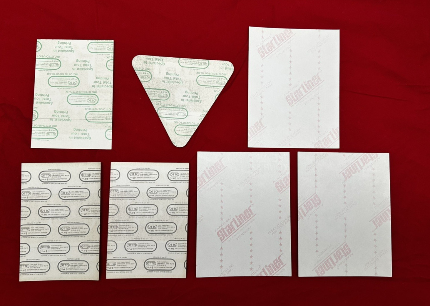 HEART VINTAGE CONCERT TOUR GUEST BACK STAGE PASSES LOT OF 7 FROM 1982-1988