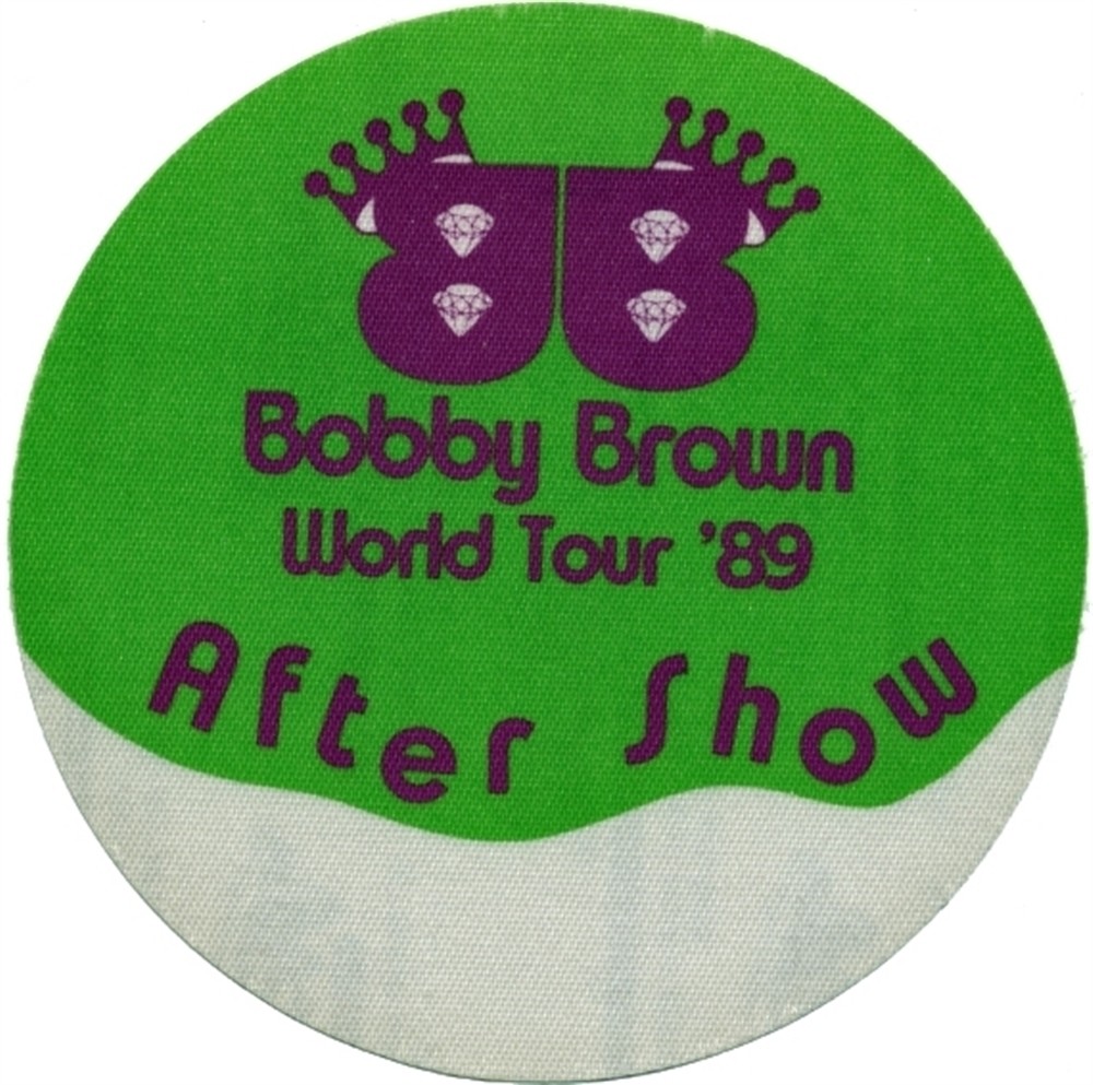 Bobby Brown 1989 Don’t Be Cruel concert tour Backstage Pass
