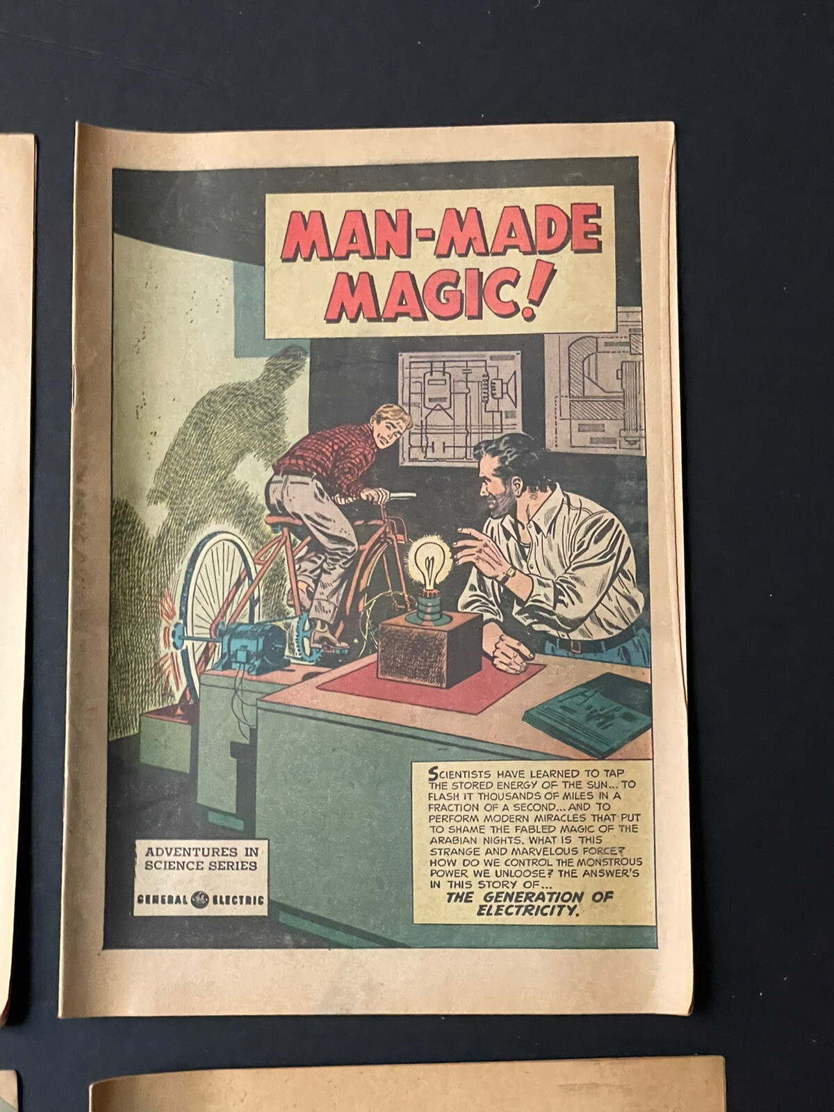 Vintage COMIC BOOKS General Electric SCIENCE American RAILROADS Atom Electronics