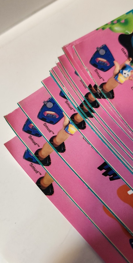 Vintage Bookcover with Magic Eye 3-D Nesquik 90s Nickelodeon 1995 QUIK Rabbit
