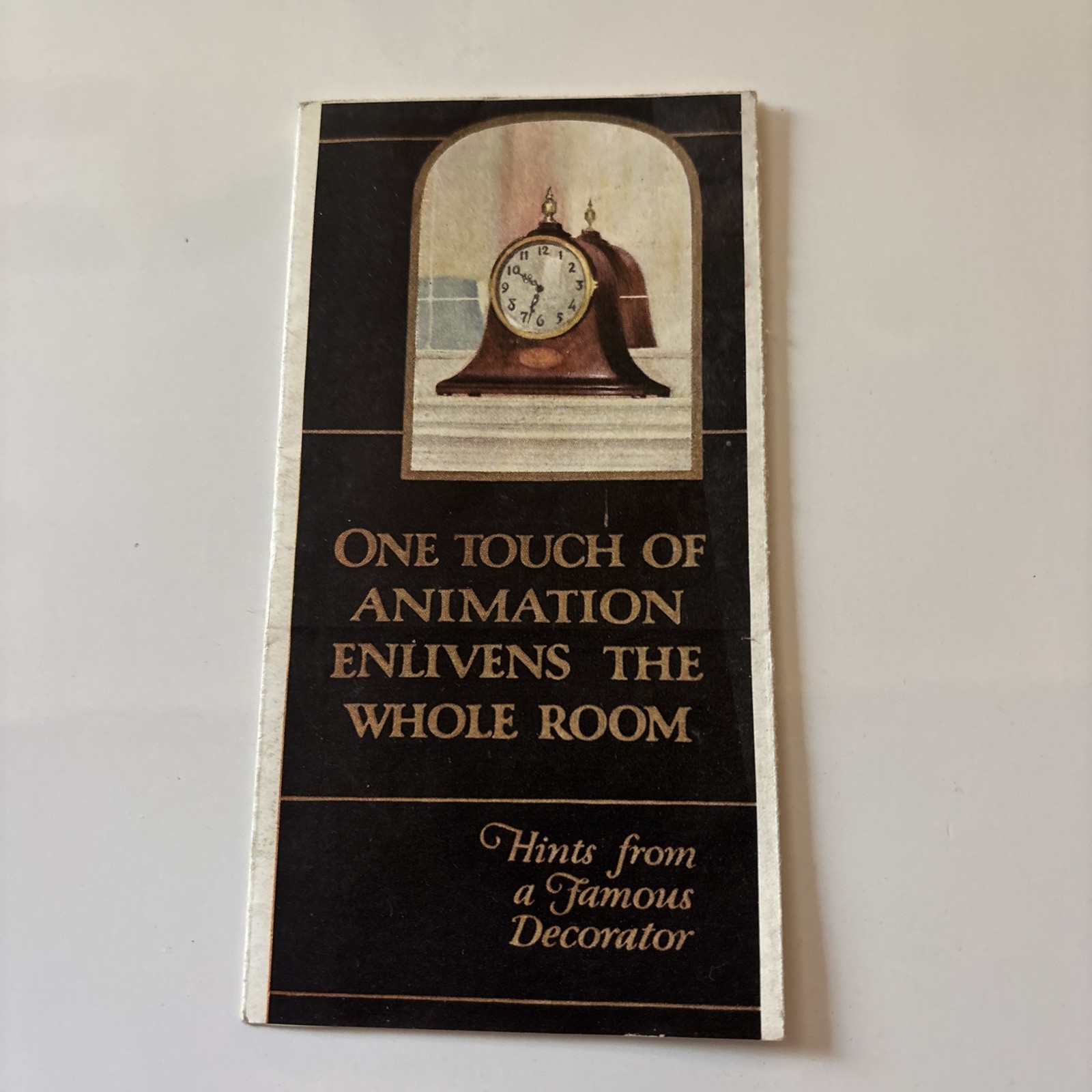 Early 1900s Brochure AD SETH THOMAS CLOCKS