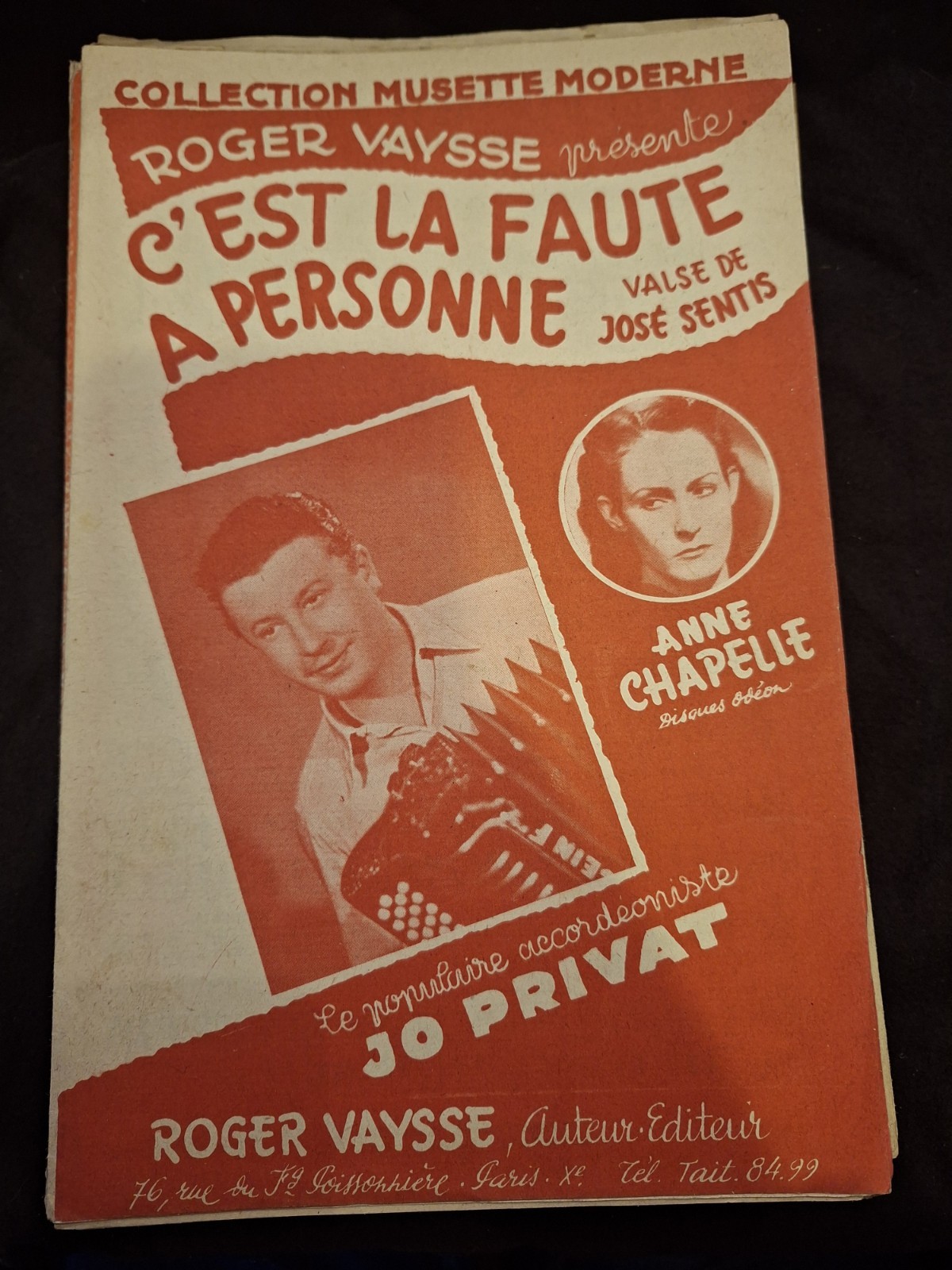Partition It’s Nobody’s Fault Jo Privat Sheet Music