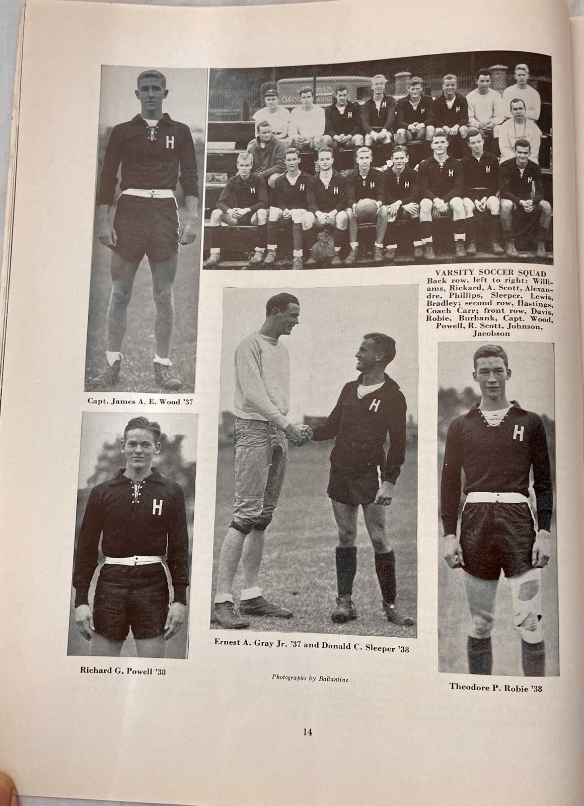 1936 FOOTBALL PROGRAM HARVARD CRIMSON Vs. DARTMOUTH INDIANS BIG GREEN IVY LEAGUE
