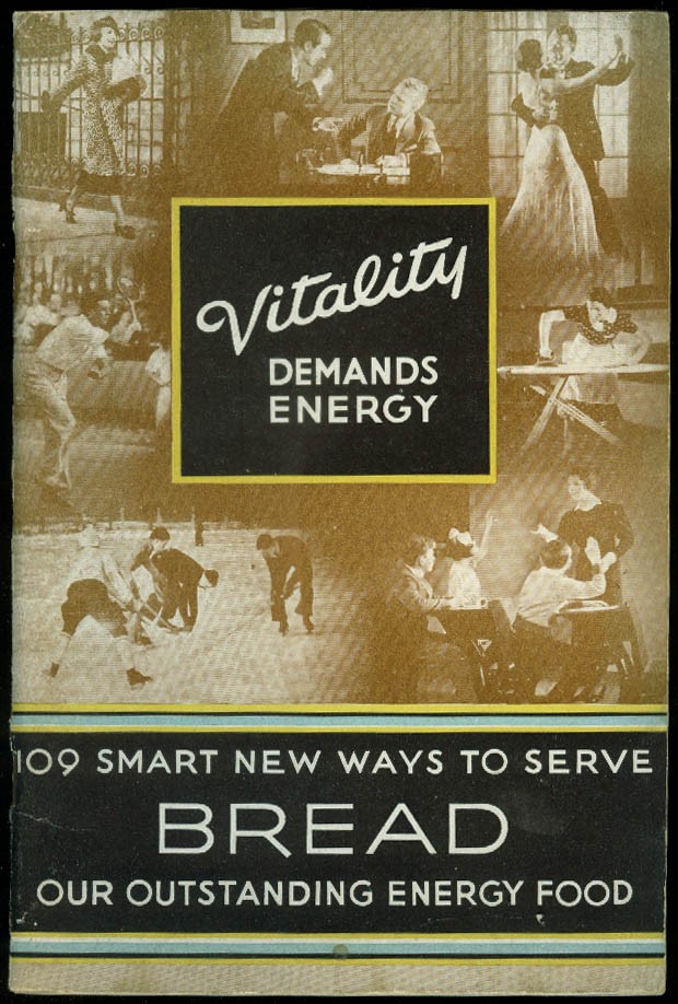 General Mills 109 Ways to Serve Bread bklt 1934 Claudette Colbert Sylvia Sidney