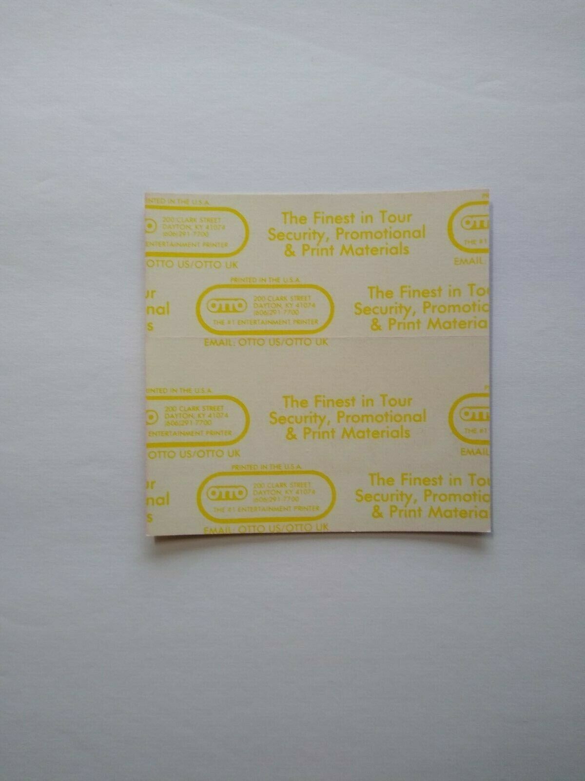 Cinderella Backstage Pass Original Concert Tour Hard Rock Music Metal Purple