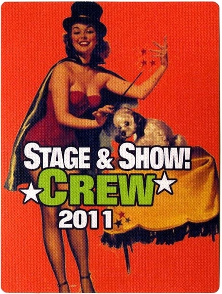Bob Dylan 2011 concert tour Working Crew Backstage Pass