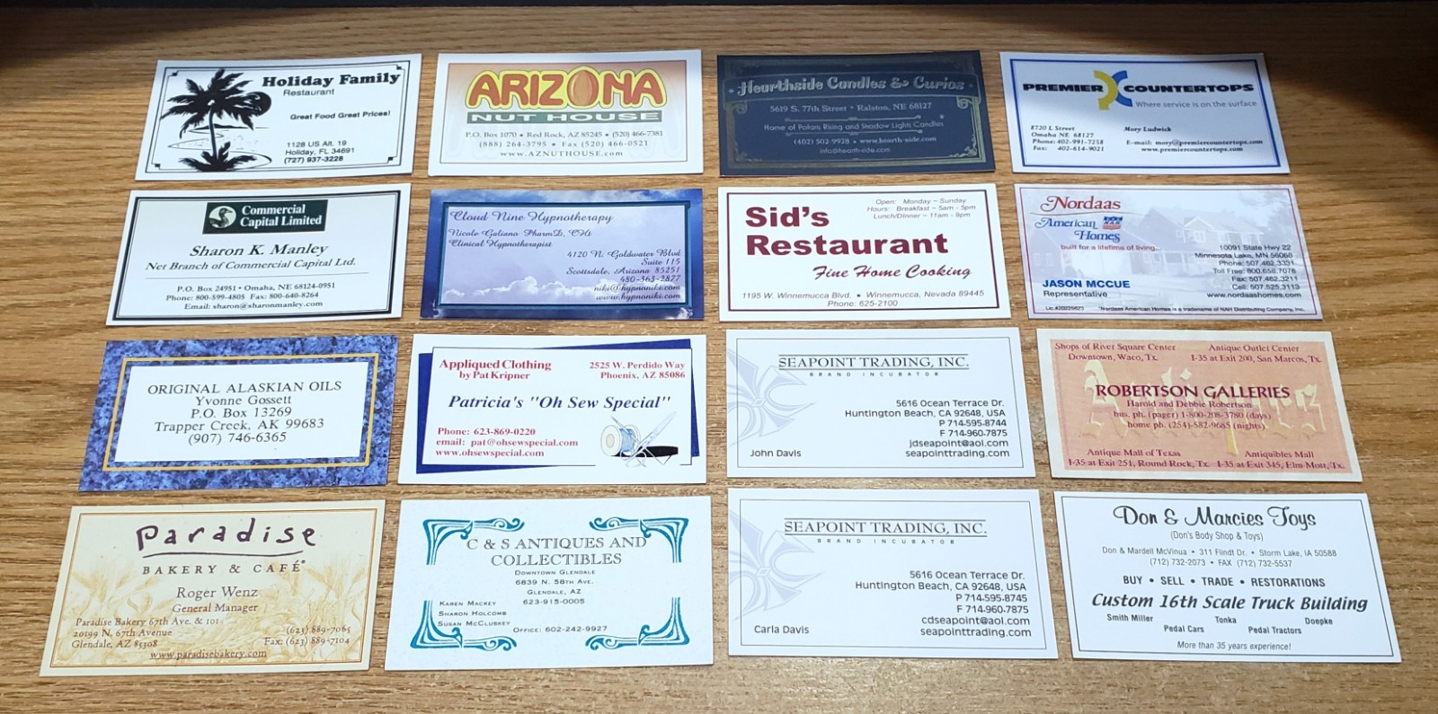 🔥 LOT of 100 Misc. BUSINESS CARDS w/ BORDERS for BUSINESS CARD COLLECTION L13