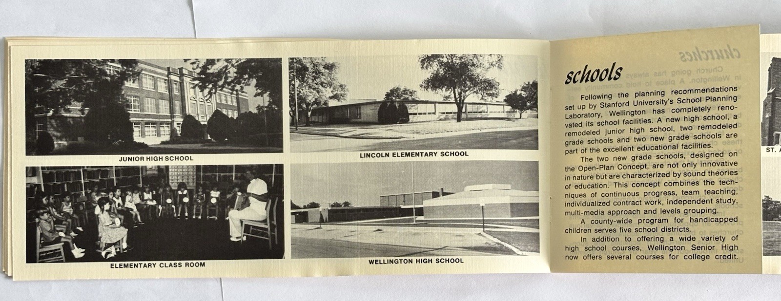 Vintage Wellington KS Travel Brochure Chamber of Commerce Wheat Capital of World