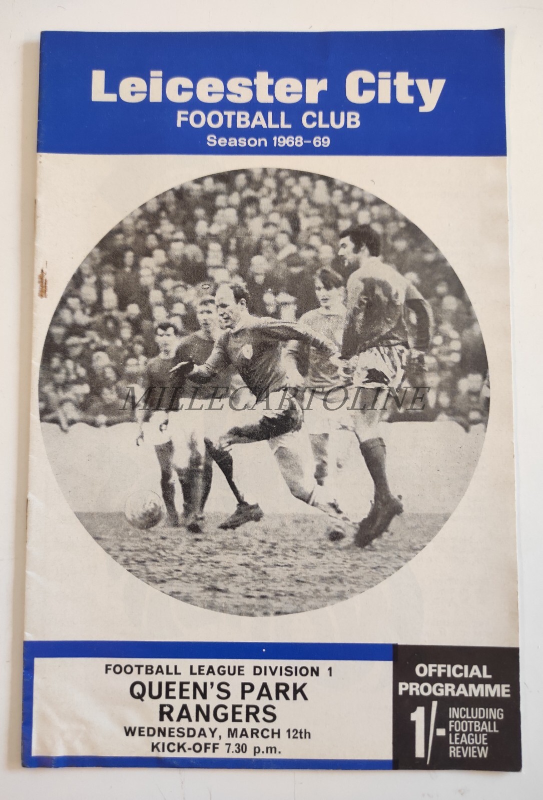 LEICESTER FOOTBALL CLUB – Official Programme, Season 1968 – 69