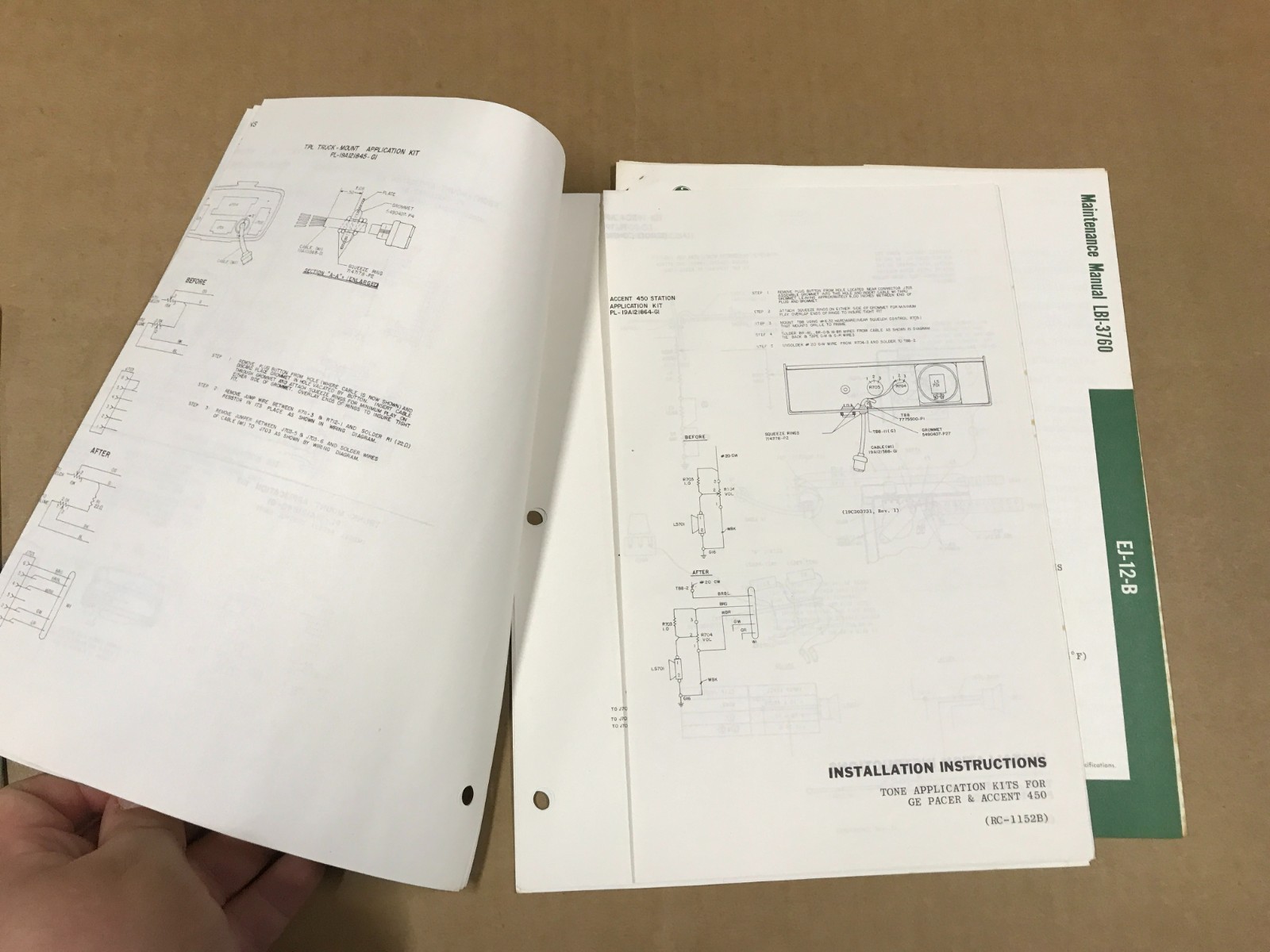 Vintage GE Datafile- Tone Decoder Models Type 99 EJ-12-A&B – Folder #5021
