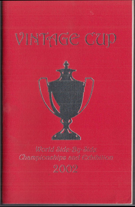 Vintage Cup World Side-by-Side Championships & Exhibition program 2002