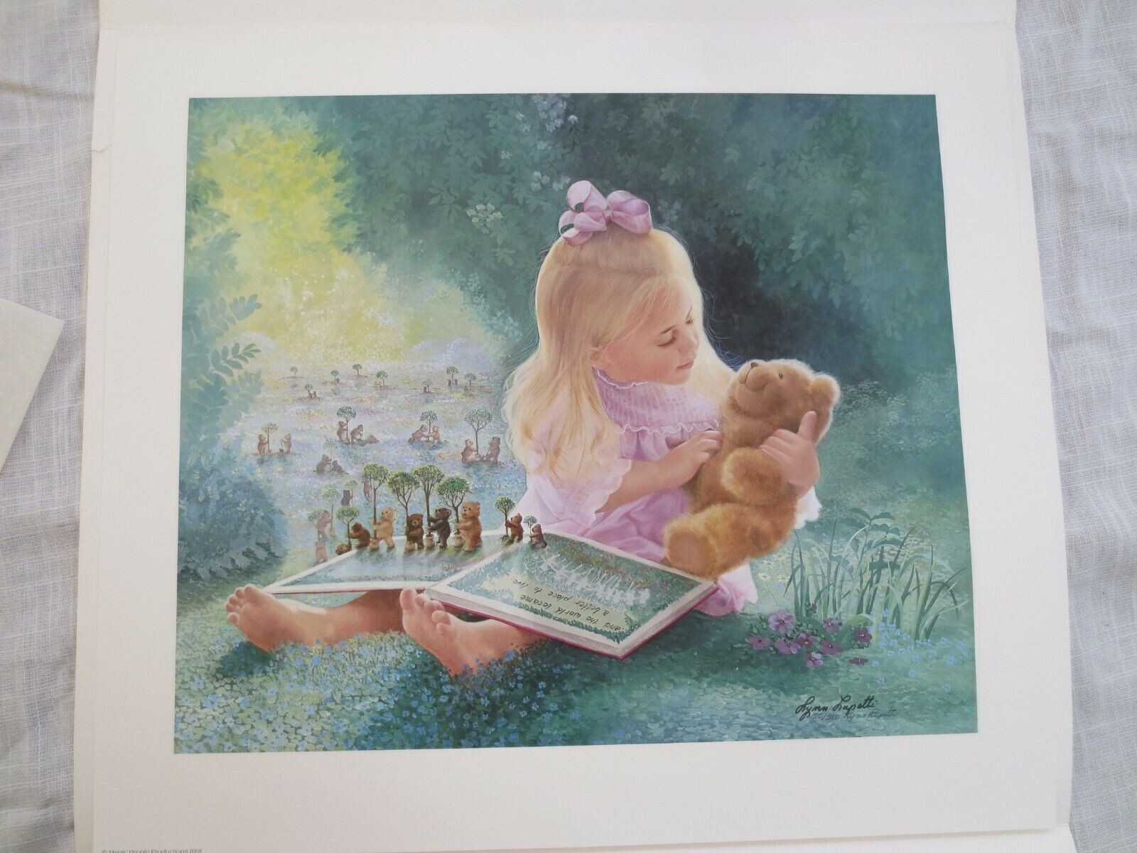 AUTHENTIC “A BETTER PLACE TO LIVE” BY LYNN LUPETTI SIGNED & NUMBERED LITHOGRAPH