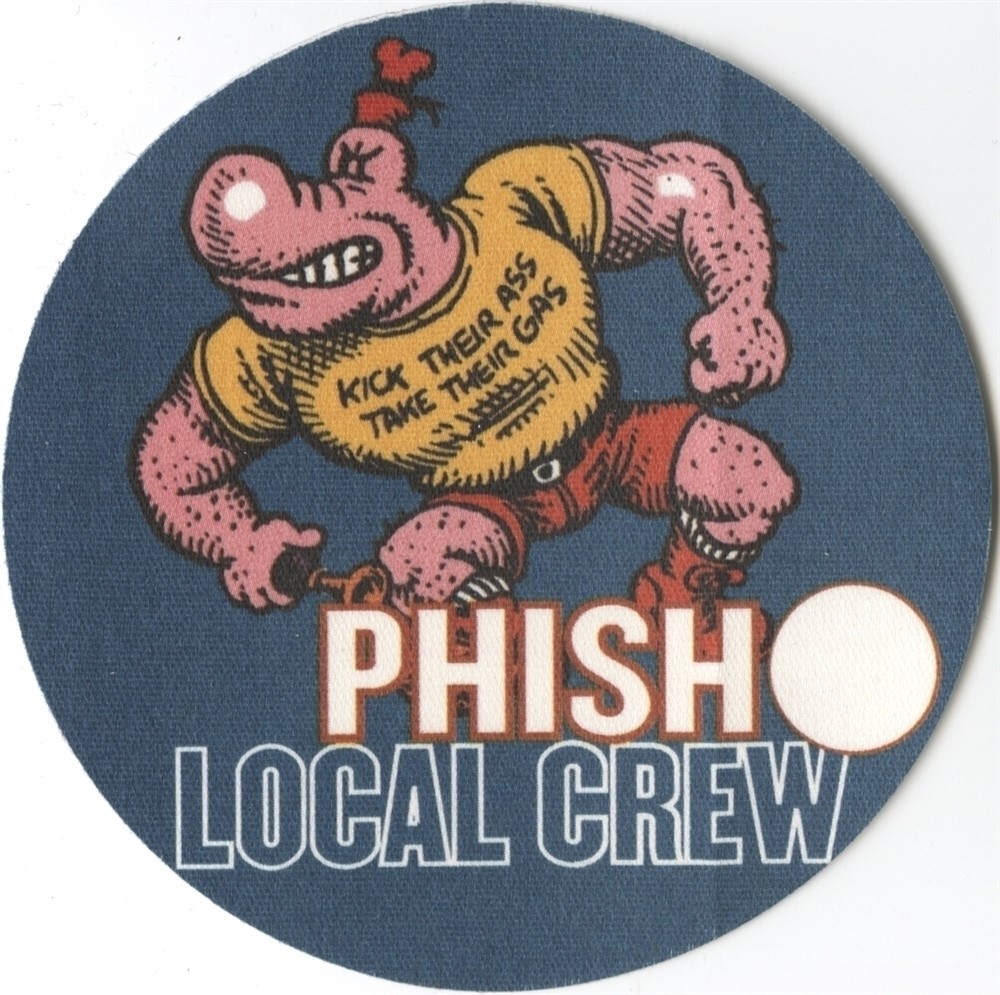 Phish 2003 concert tour Robert Crumb Local Crew Backstage Pass