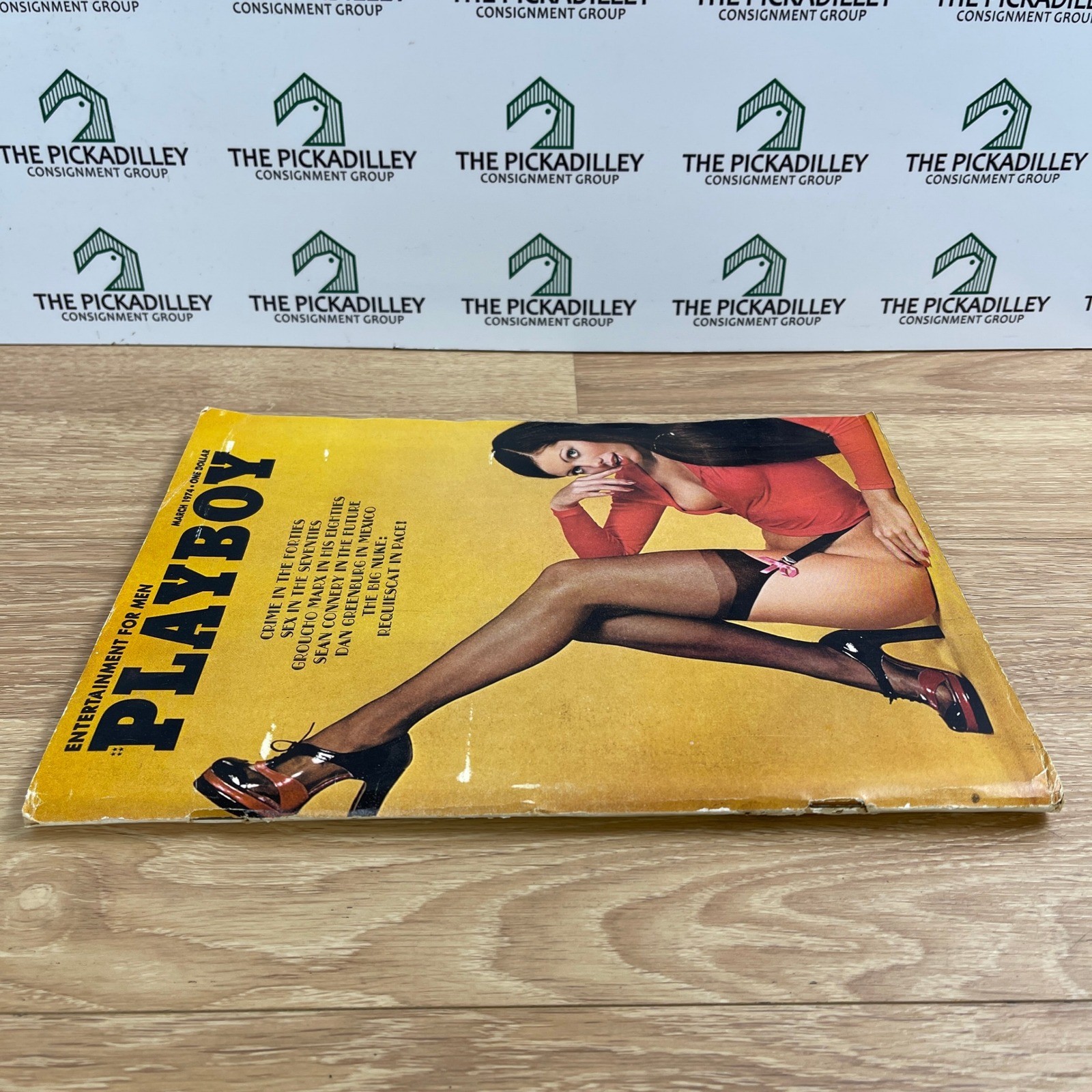 Vintage Playboy Magazine Lot 1974 March April June October 4 Issues Jane Fonda