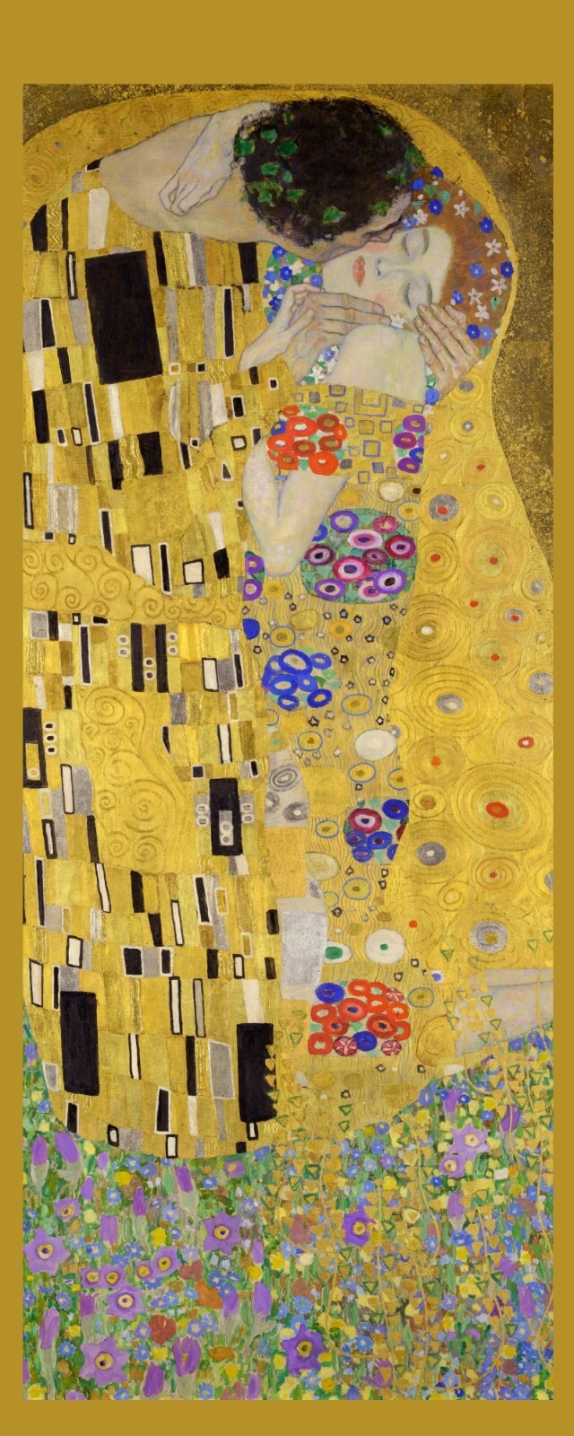 Gustav Klimt – The Kiss – Laminated Photo Bookmark – 2.5 x 6 inch