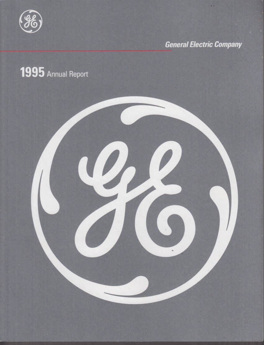 General Electric Annual Report 1995 aviation railroad consumer NBC-TV