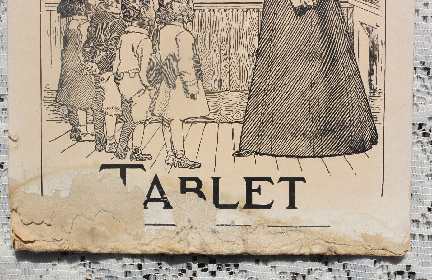 Antique Early 1900’s Gibson Girl Standard Examination Tablet