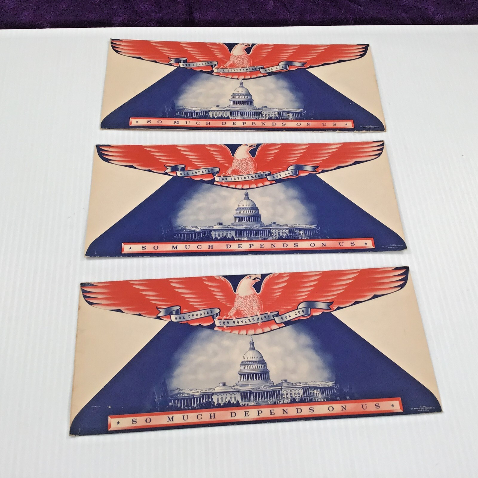 Cadillac Motor Car Letterhead Arms for Victory Envelopes, WWII, 1944