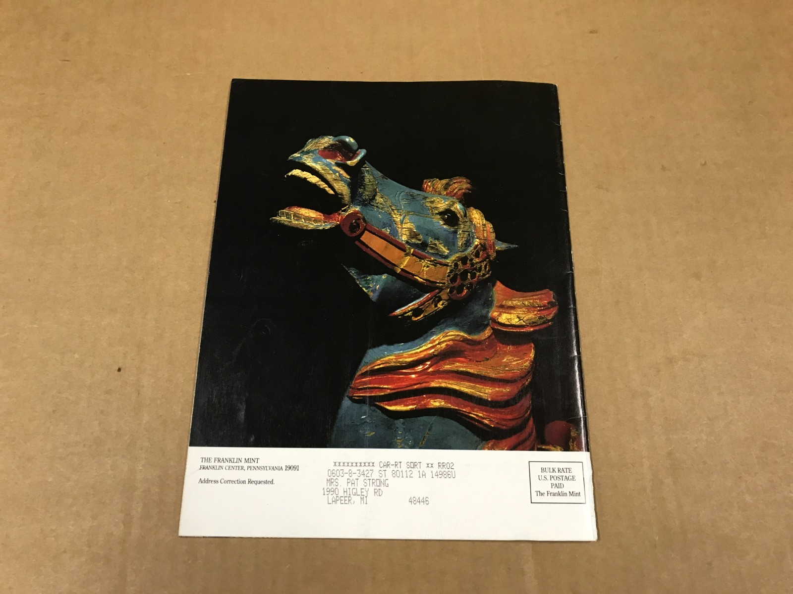 Vintage The Franklin Mint Almanac – Fall 1991