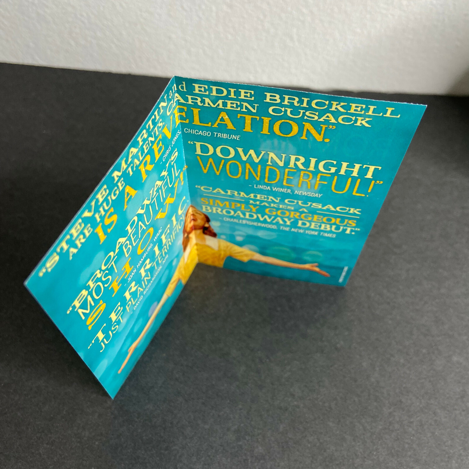 Bright Star ad handbill musical flyer Broadway NYC New York City Steve Martin