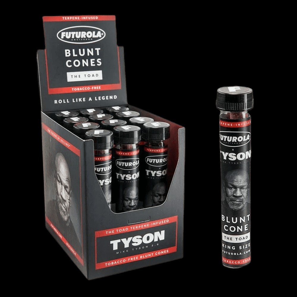 Futurola Blunt Cones The Toad Mike Tyson Pre Rolled Cone 6 Tubes