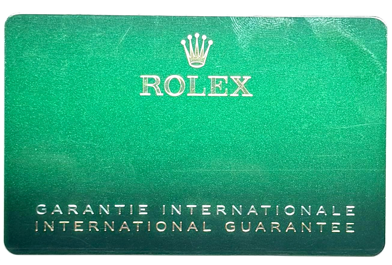 Rolex 126603 Sea-Dweller Warranty Guarantee Certificate 2021 3 Serial Cert