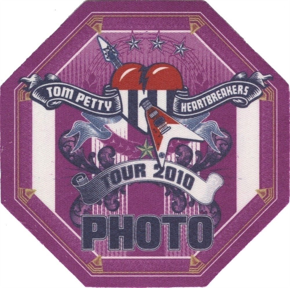 Tom Petty & the Heartbreakers 2010 Mojo concert tour Photo Backstage Pass
