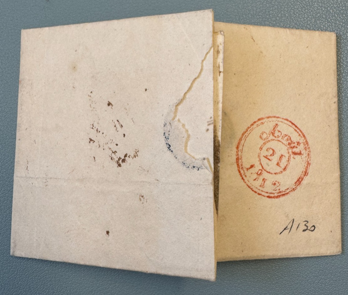 First Empire Letter of EMBDEN (Conquered Territories Dept) 1812 – Cote 200