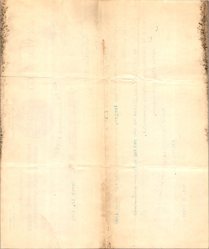 Silver & Co 1901 Kitchen Furnishings Letterhead Brooklyn NY Telephone Logo