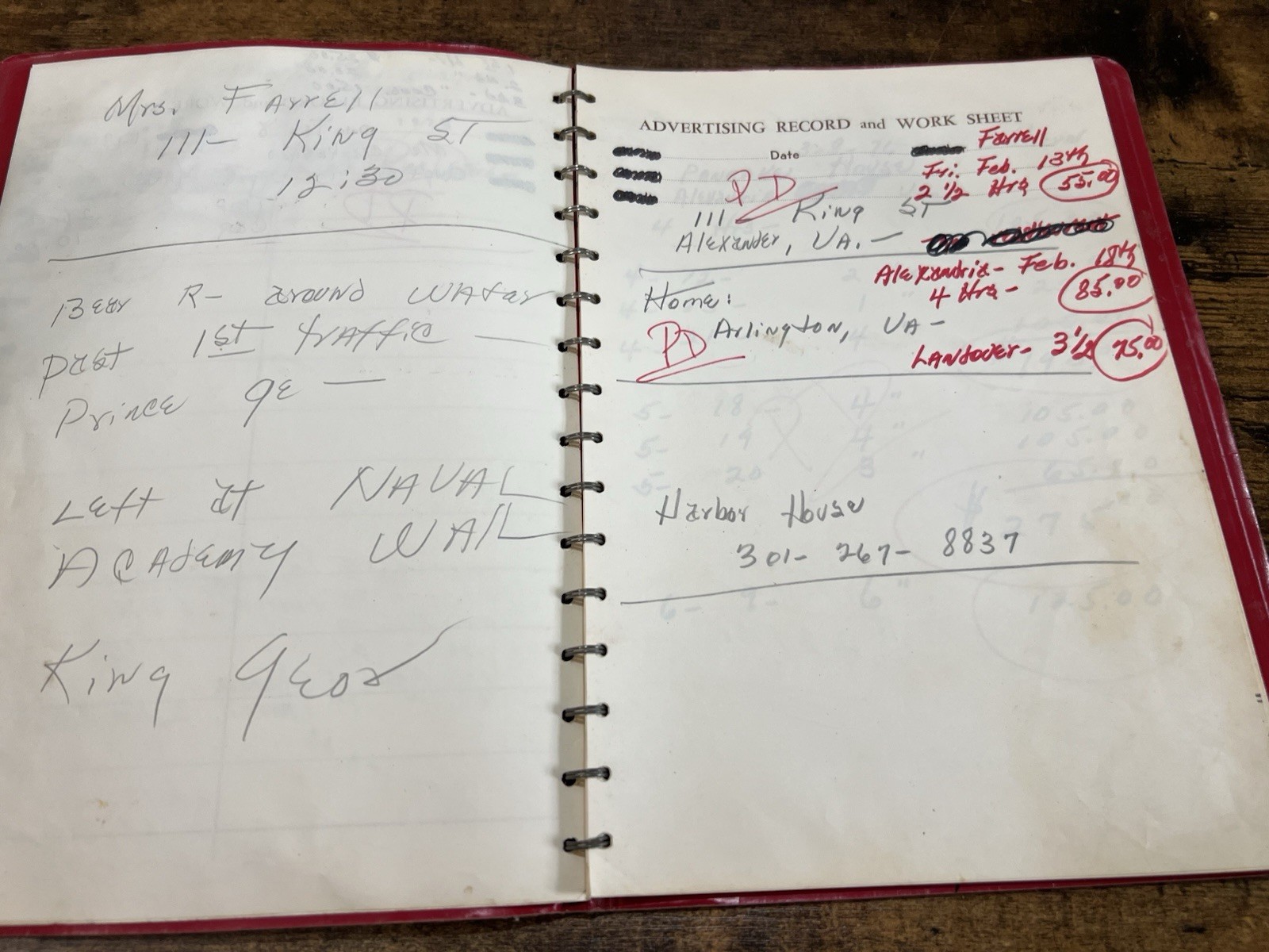 1972 Executive Planning Manual Prince Frederick Reporter Advertising Record
