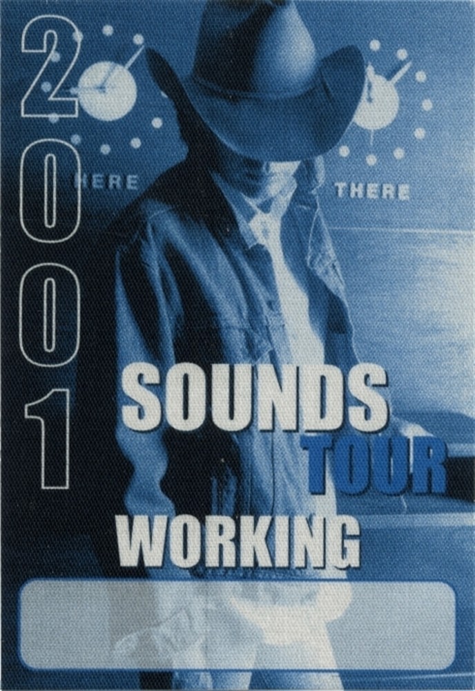 Dwight Yoakam 2001 Tomorrow’s Sounds Today concert tour Working Backstage Pass