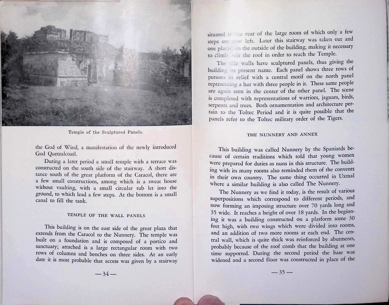 Chichen Itza INAH Official Guide Booklet 1950s Maya-Toltec Archaeology Yucatan