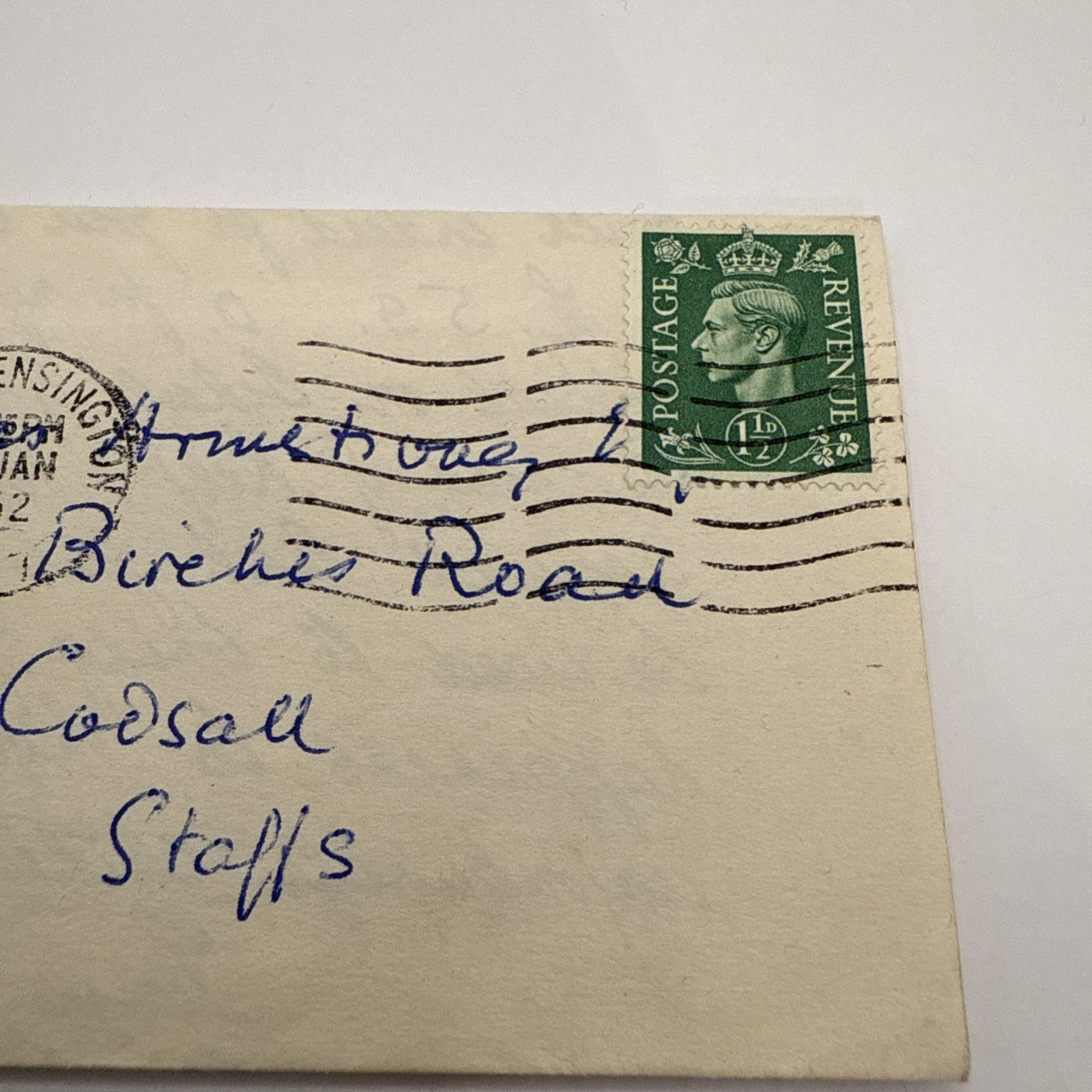 1952 Letter Receipt donation to Denison House Charity for Unfortunate Children