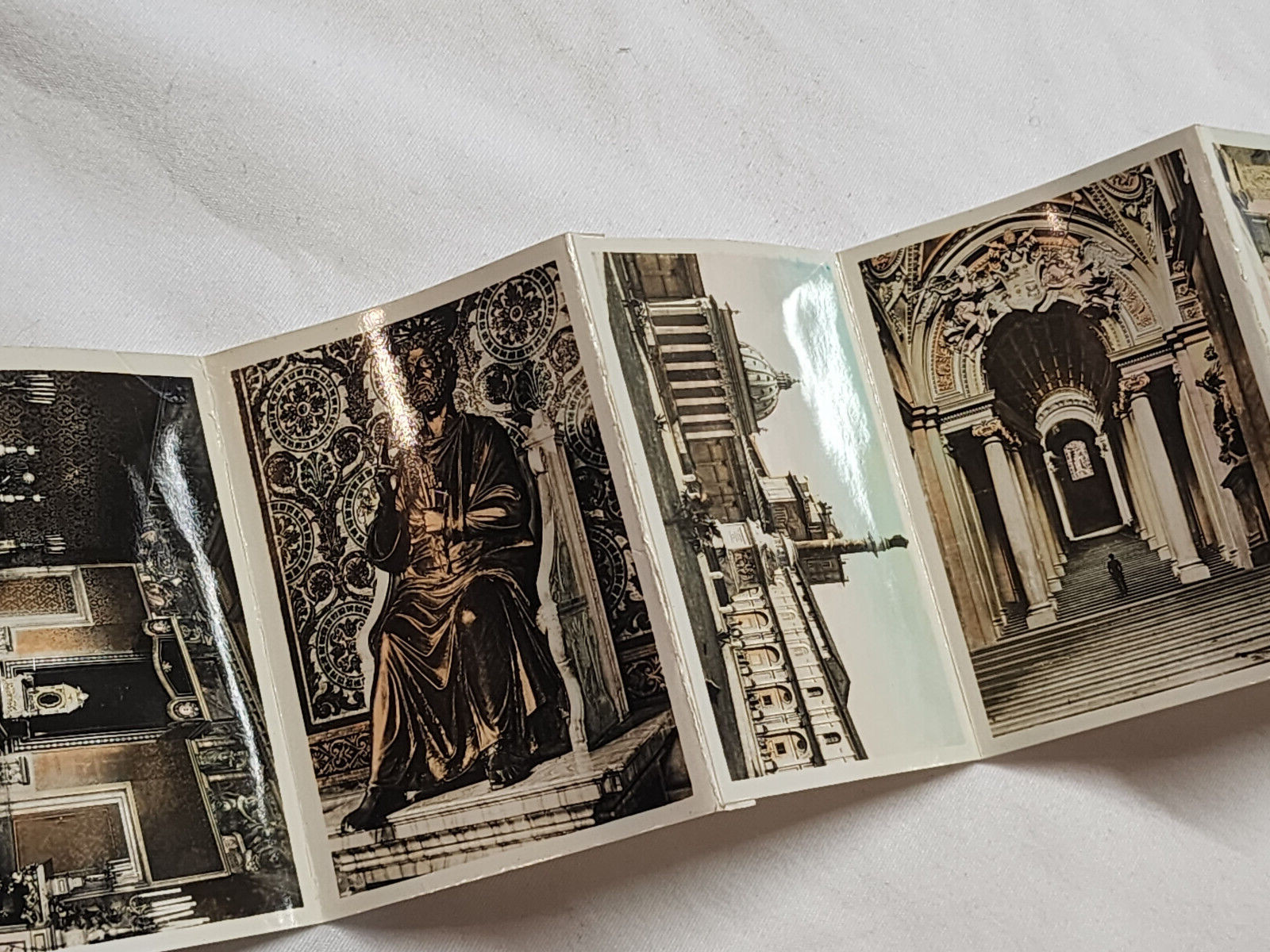 Roma Italy Italian souvenir booklet 20 real color photo photographs Vatican city
