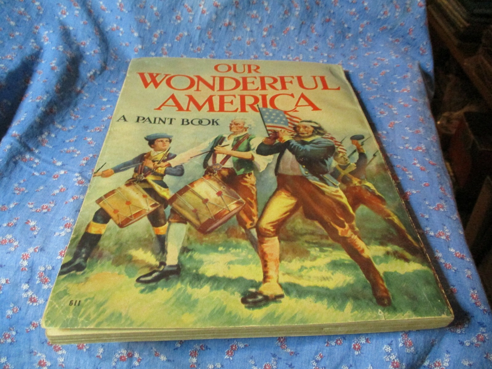 1939 Whitman Our Wonderful America A Paint Book Drawings by Erwin L Hess Unused