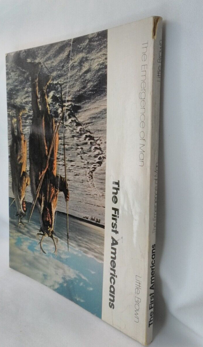 Vintage 1973 Paperback Book The First Americans Emergence Of Man