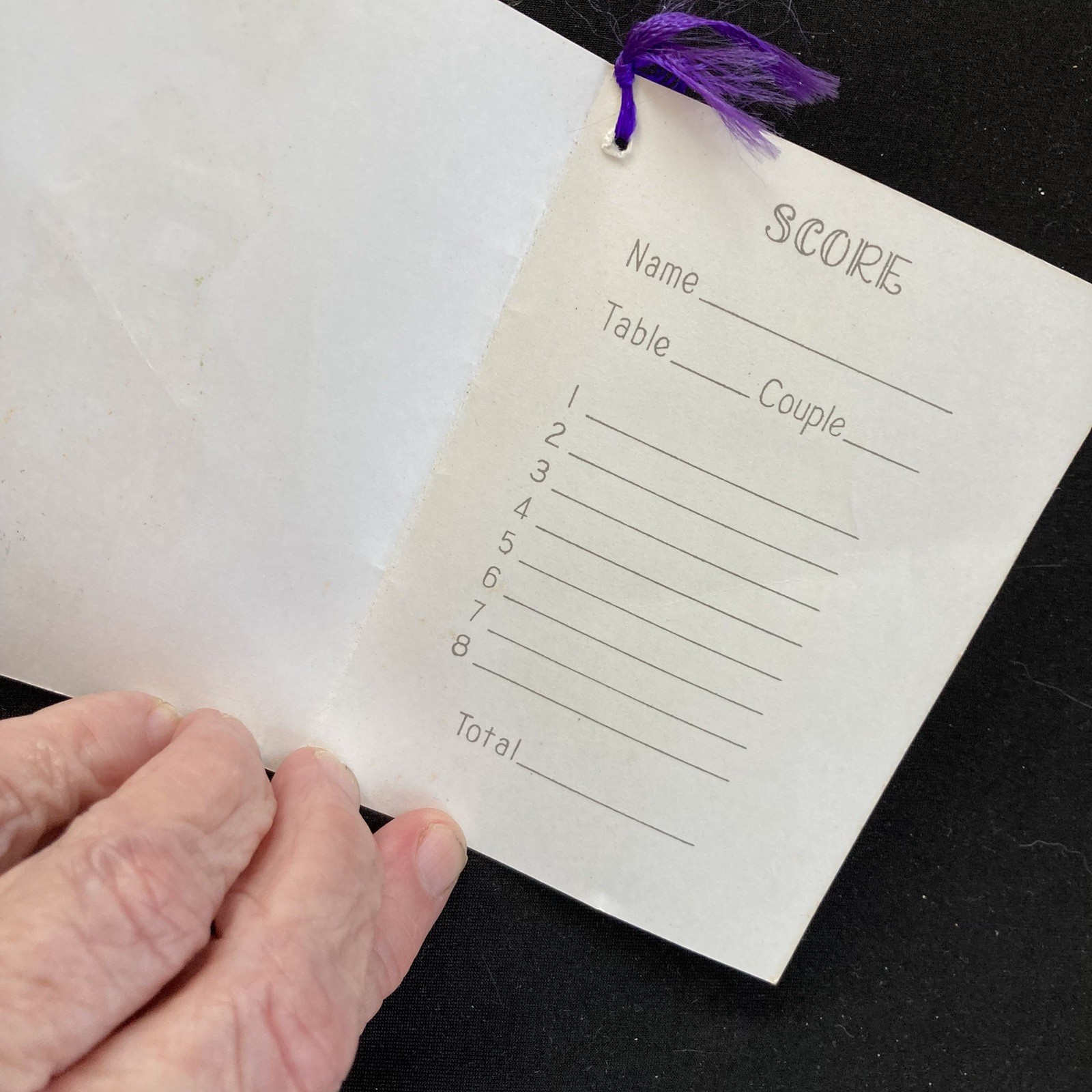 Single Unused Vintage Japanese Geisha Girl Bridge Tally Score Card Japan